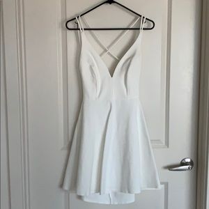 White mini dress for The Bachelorette💍